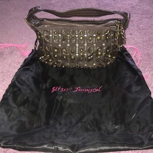 🎉HP🎉Betsy Johnson Studded Shoulder Bag